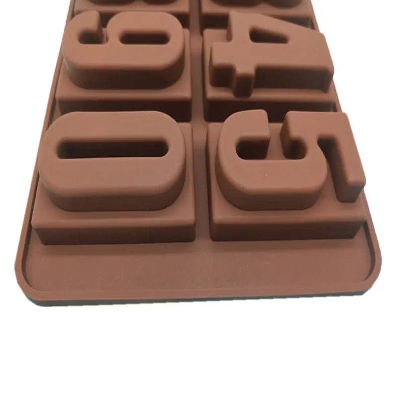 10pc Silicone Mold Chocolate Mold High Temperature Resistance Edible Silicon