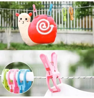 12 Pcs Jumbo Size Cloth Clips