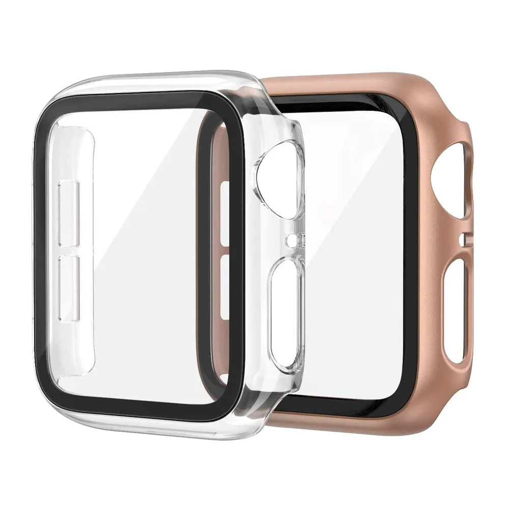 2 Pack Hard Pc Case Compatible With Apple Watch Series 6