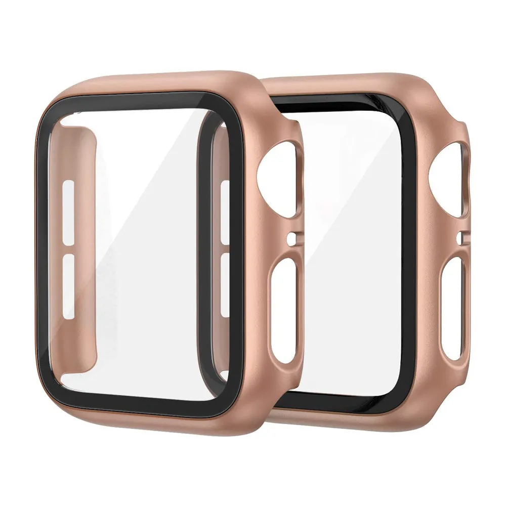 2 Pack Hard Pc Case Compatible With Apple Watch Series 6