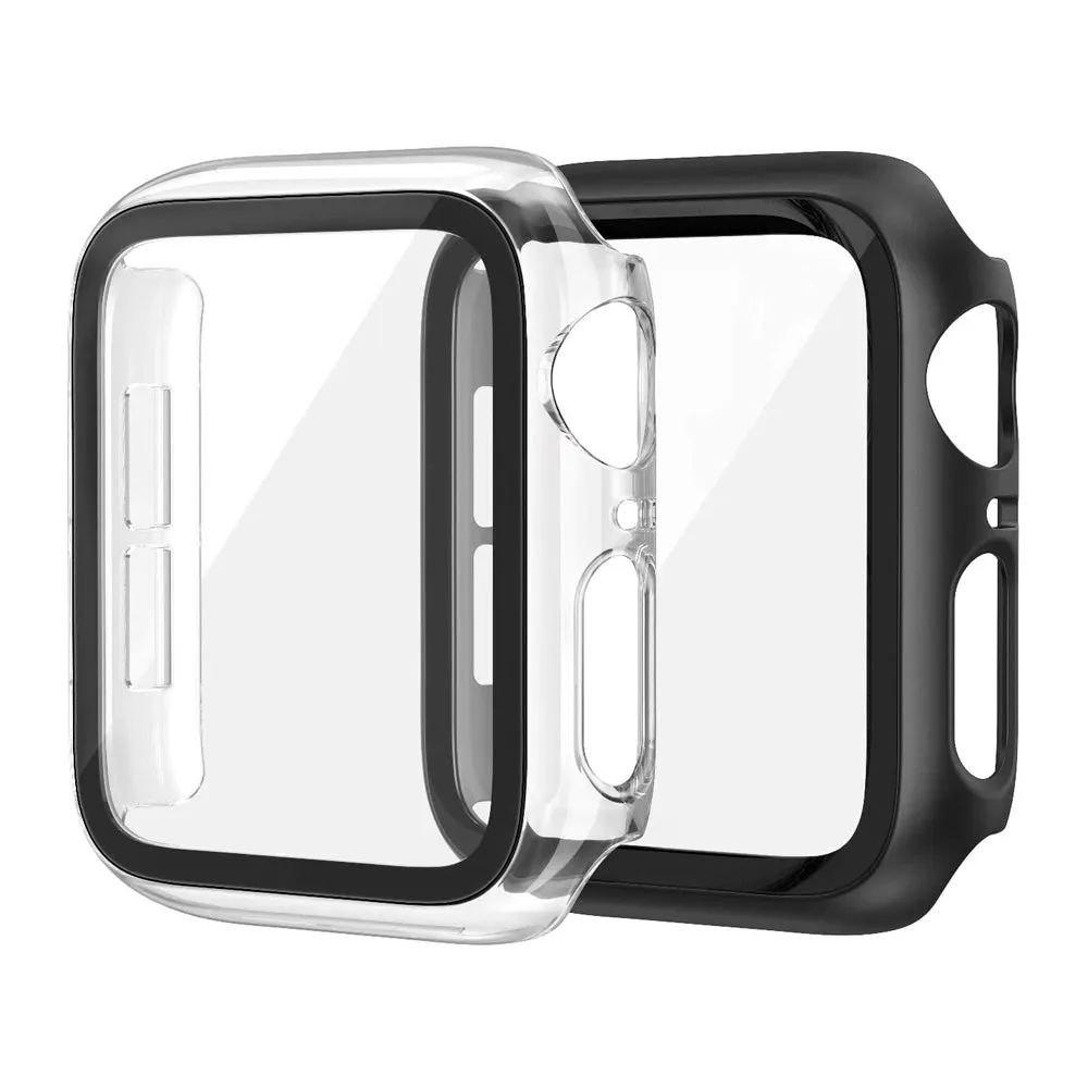 2 Pack Hard Pc Case Compatible With Apple Watch Series 6