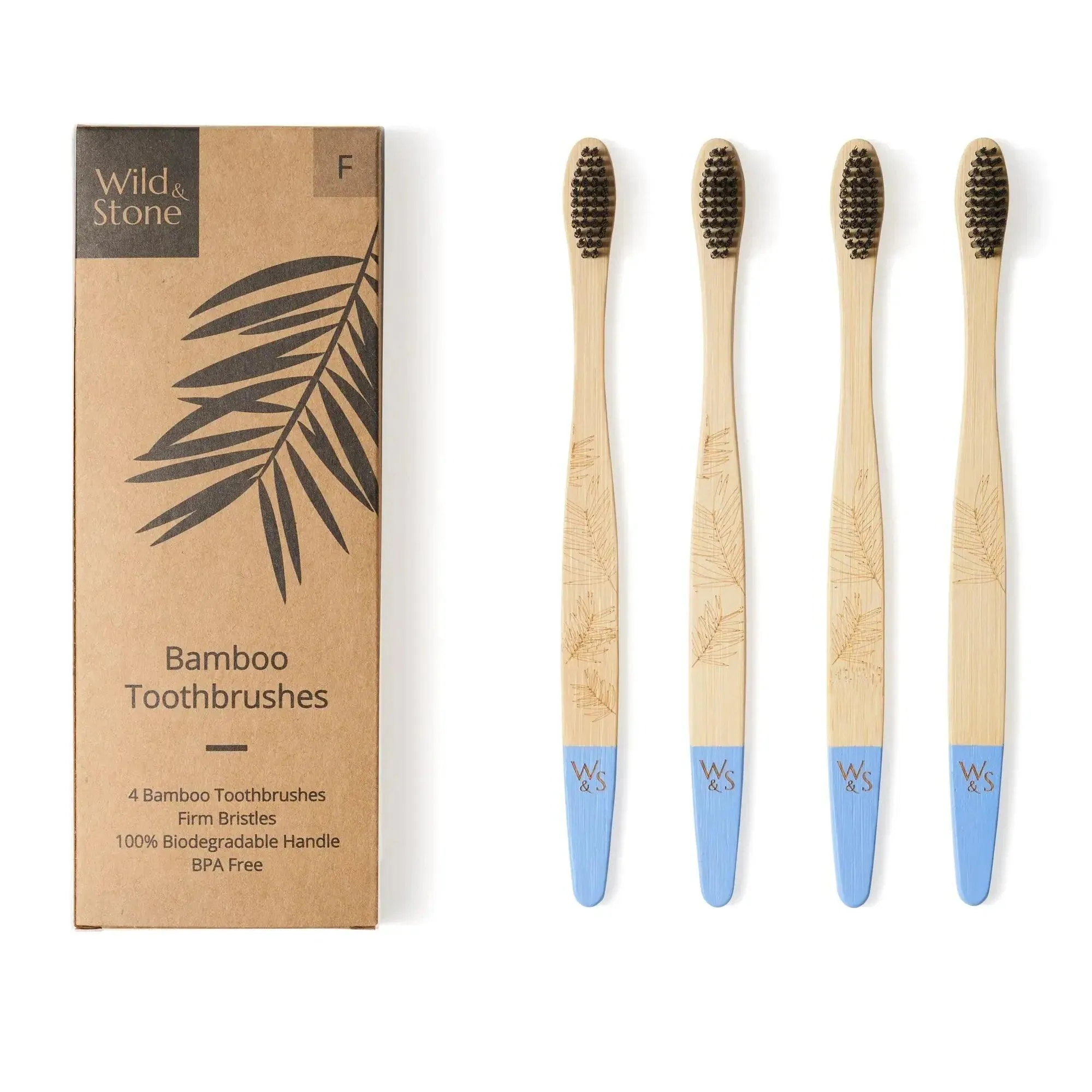 Adult Bamboo Toothbrush (FSC 100%) - 4 Pack