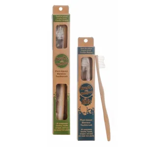 Adults And Kids Bamboo Toothbrush Combo - Pack of 2