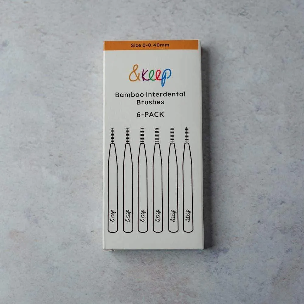 &Keep Bamboo Interdental Brushes Various Sizes