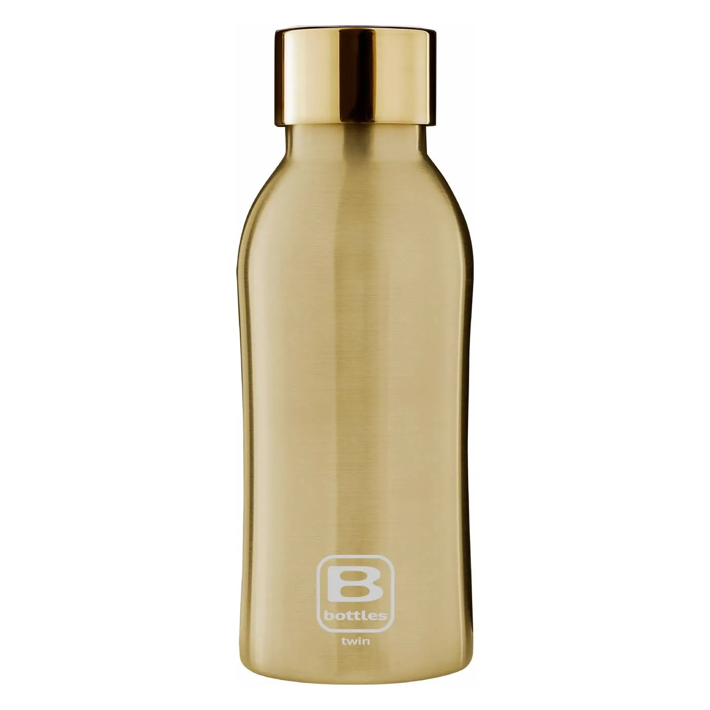 B BOTTLE BRUSHED GOLD