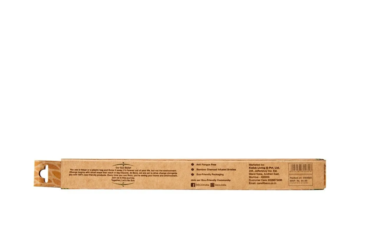 Bamboo Toothbrush Pack of 12