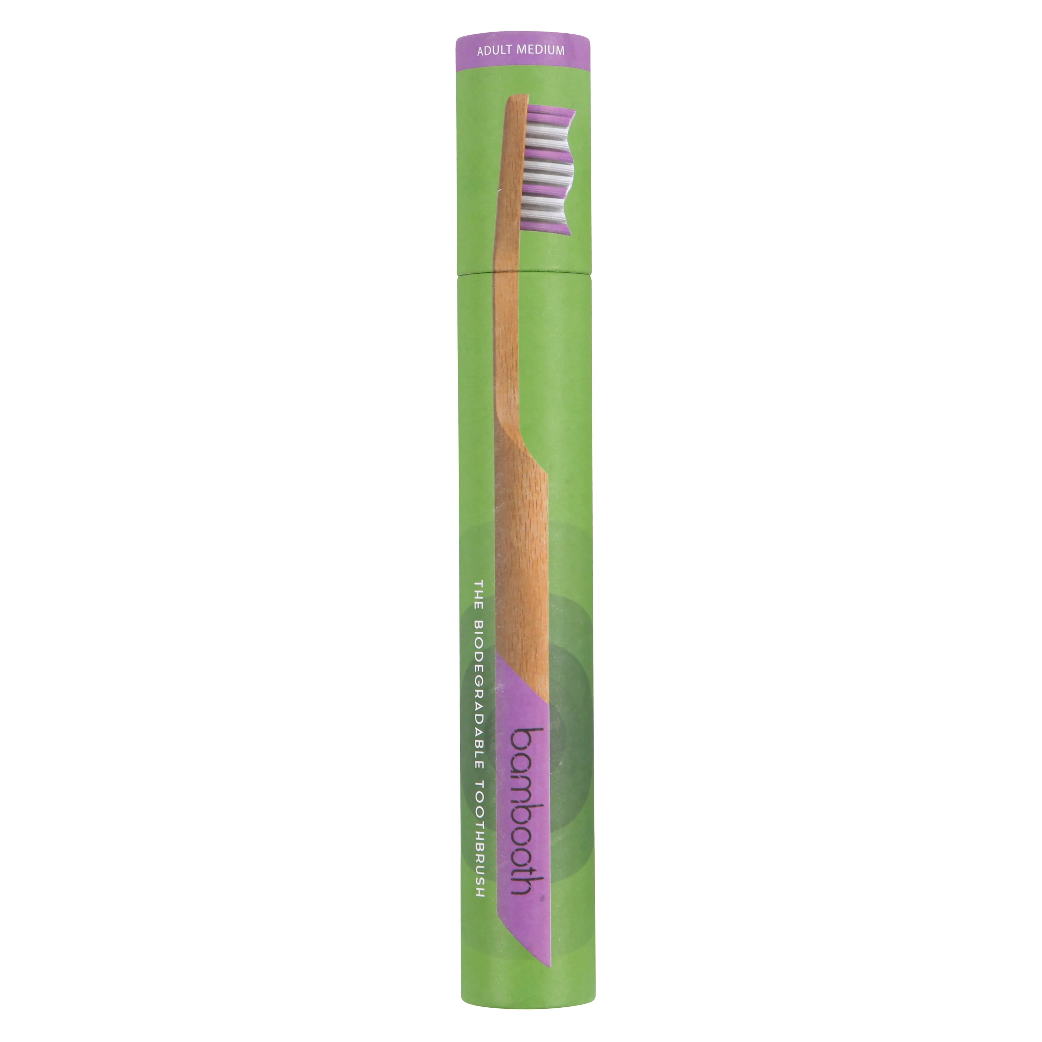 Bambooth Coral Pink Adult Soft Toothbrush