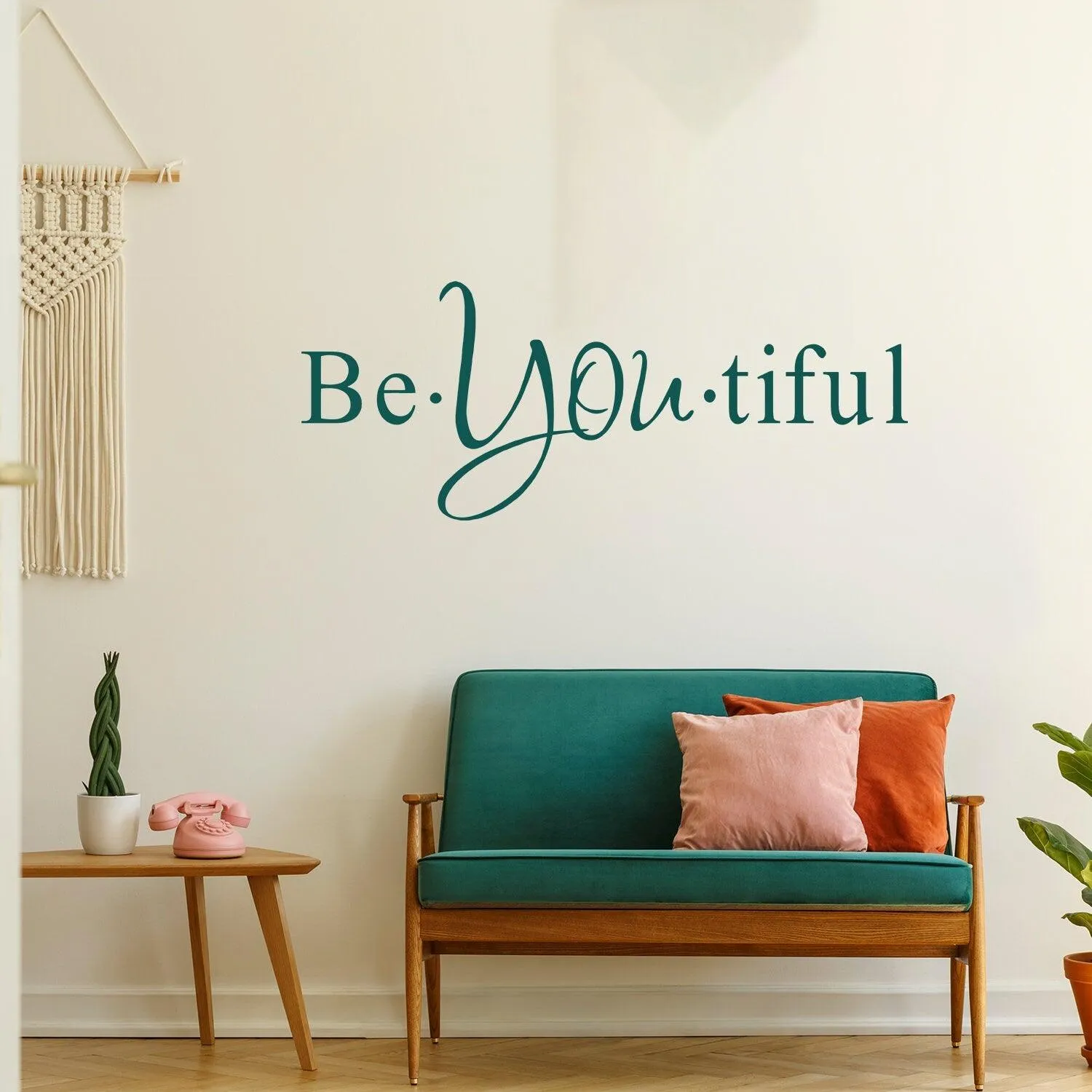 Beautiful Quote Wall Sticker - Be You Own Kind Of Tiful Beyoutiful Art Vinyl Decal