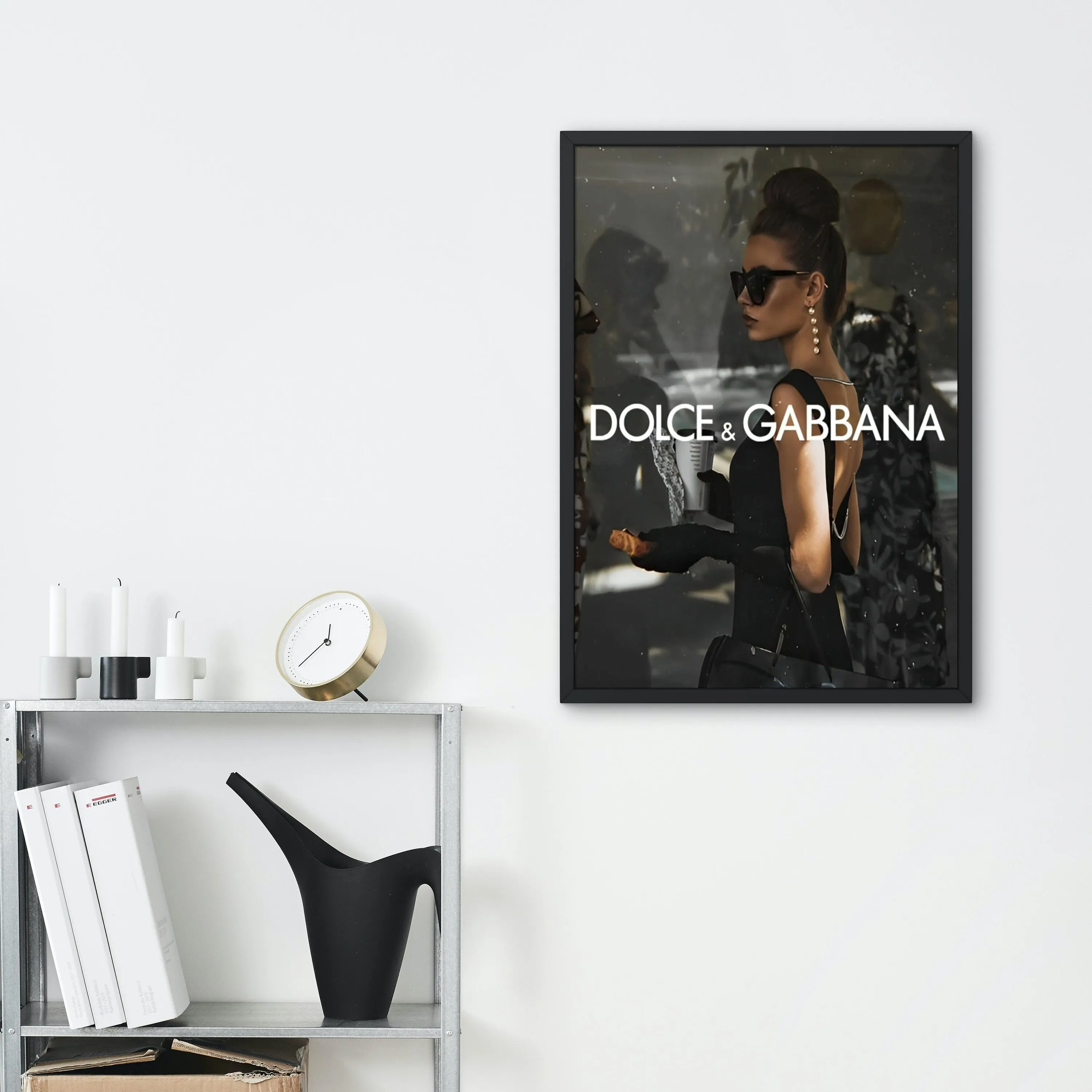 Black & Beige Luxury Fashion Poster PRINTABLE ART, Sunglass Fashion Lady, Hypebeast, Designer Wall Art, Luxury Aesthetic Wall Decor, Chic Glam Decor