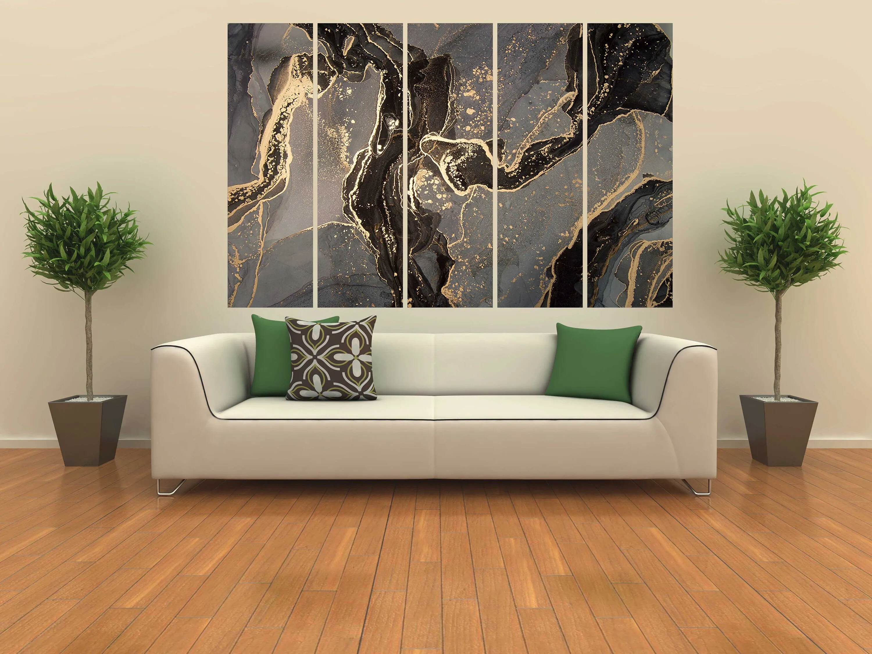 Black and gold marble wall art set Grey marble wall art Exclusive popular marble art Gold grey wall art Modern abstract art