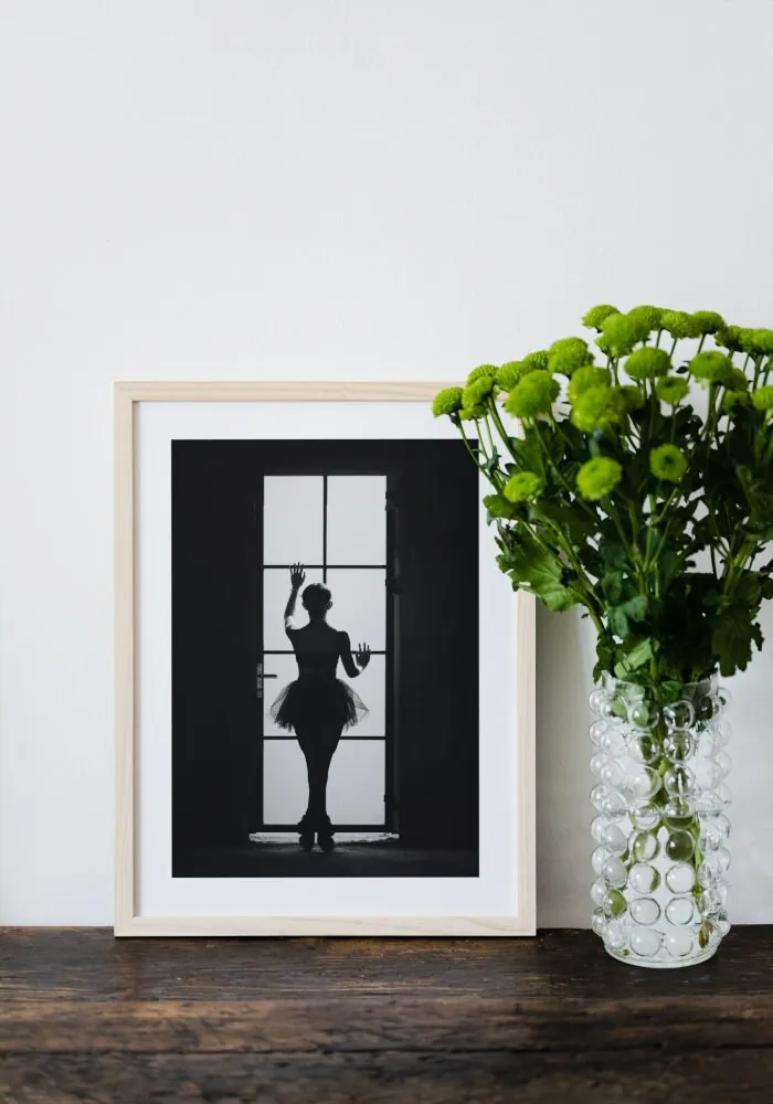 Black And White Ballerina Poster INSTANT DOWNLOAD Art Print, Sports Prints, Ballerina Wall Art, Athlete Poster, Black And White Prints, Ballet Core