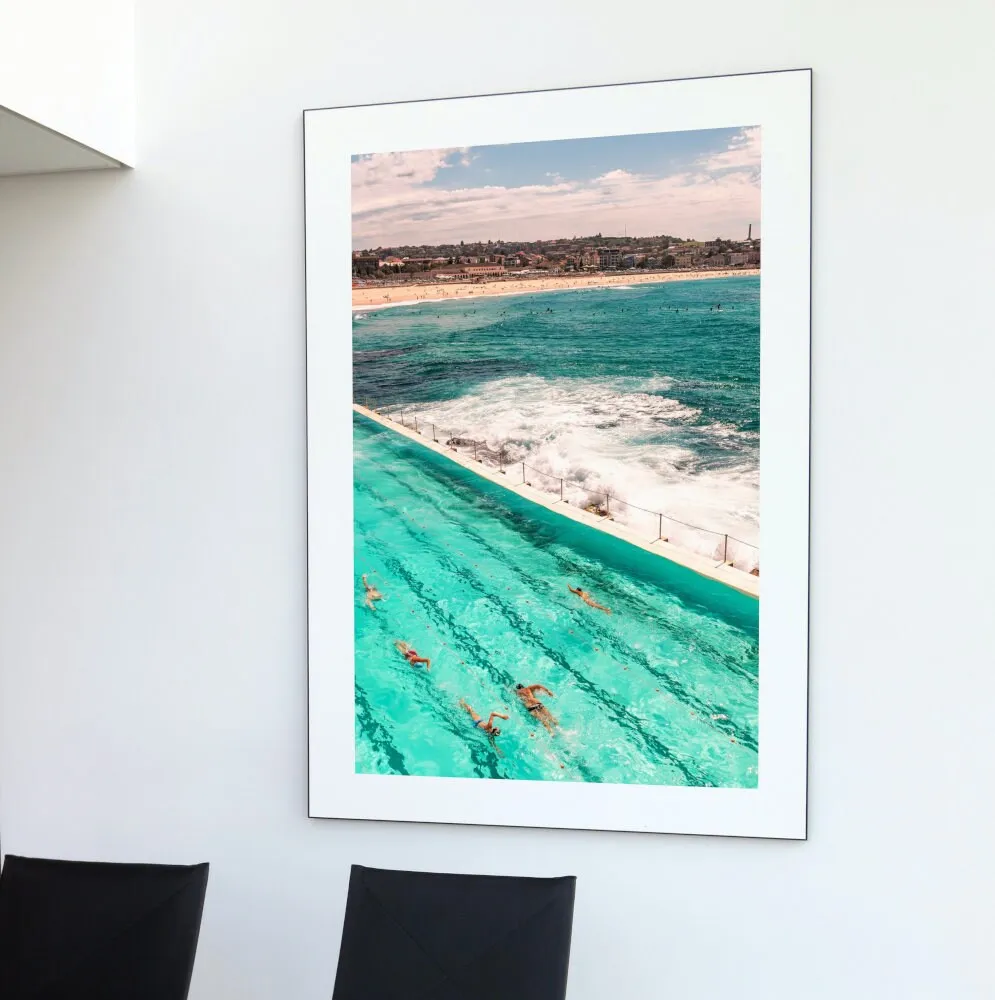 Bondi Beach Poster INSTANT DOWNLOAD Art Prints, One Piece Wall Art, Bondi Beach, Coastal Print, Surfing Poster, Aerial Beach Print, Sydney Australia