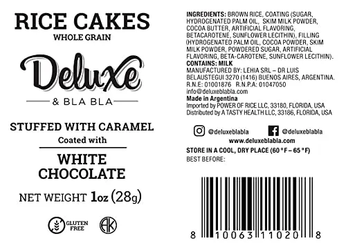 Deluxe Rice Cake White Chocolate 1Oz