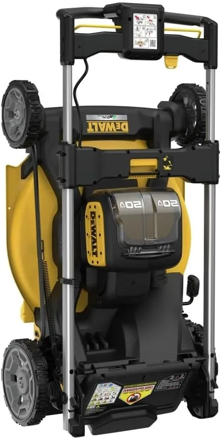 DEWALT 20-Volt MAX 21.5 in. Lithium-Ion Battery Powered Walk Behind Push Mower with Two (2) 10.0 Ah Batteries and Chargers