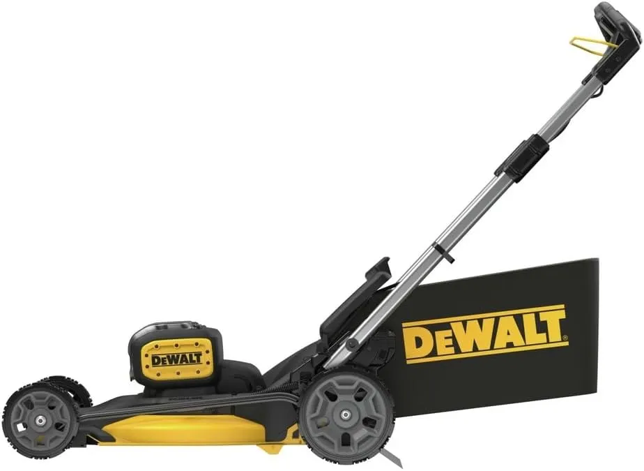 DEWALT 20-Volt MAX 21.5 in. Lithium-Ion Battery Powered Walk Behind Push Mower with Two (2) 10.0 Ah Batteries and Chargers