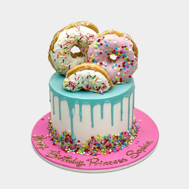 Donut Drip Cake