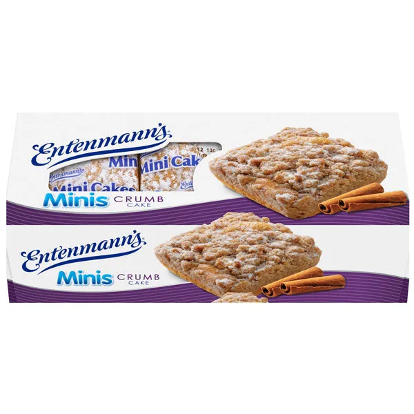 Entenmann’s Minis Crumb Cake, 6 Count