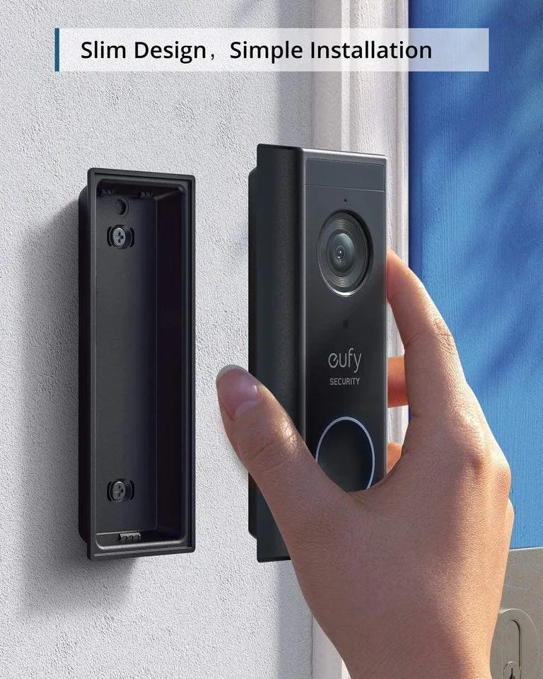 Eufy Video Doorbell 1080p (Battery-Powered) -Black