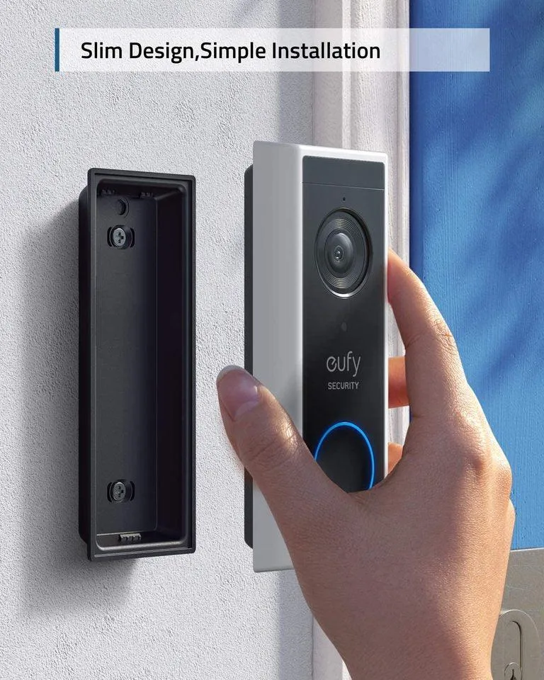 Eufy Video Doorbell 1080p (Battery-Powered) -Black