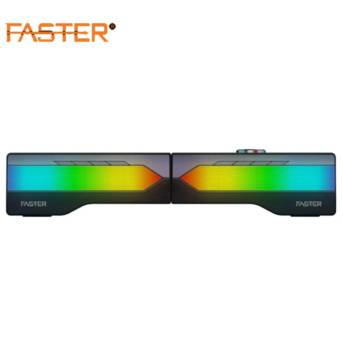 FASTER G2000 RGB LIGHTING DUAL GAMING WIRELESS SPEAKER BLUETOOTH 10W - SPEAKER FOR PC - BLUETOOTH SPEAKER