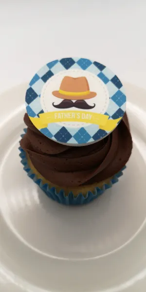 Father's Day - Design 3 - edible cake/cupcake toppers