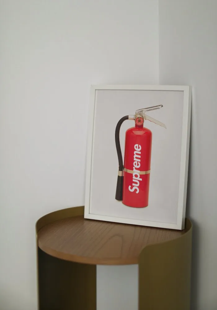 Fire Extinguisher Supreme Poster PRINTABLE WALL ART, Hypebeast Streetwear Art, Modern Wall Art, Pop Culture Wall Art, Sporty Print, Fashion Print