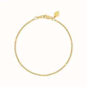 Flawed Violet Bracelet - Gold