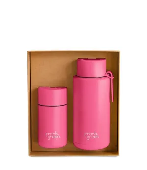 Frank Green Essential Gift Set - Large (Neon Pink)