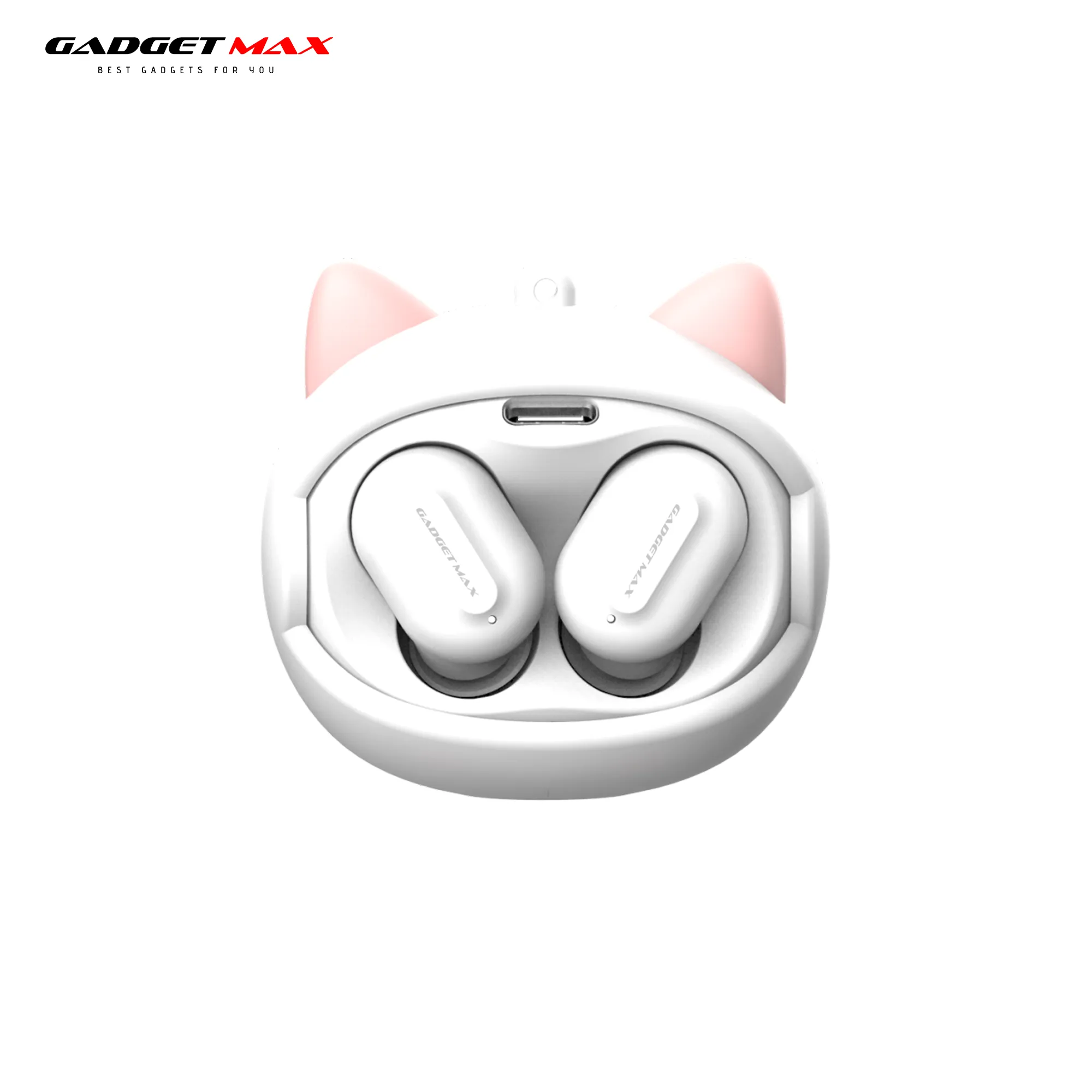 GADGET MAX GM33 LOVELY KITTY SERIES TWS Earbuds (V5.0) - GREY