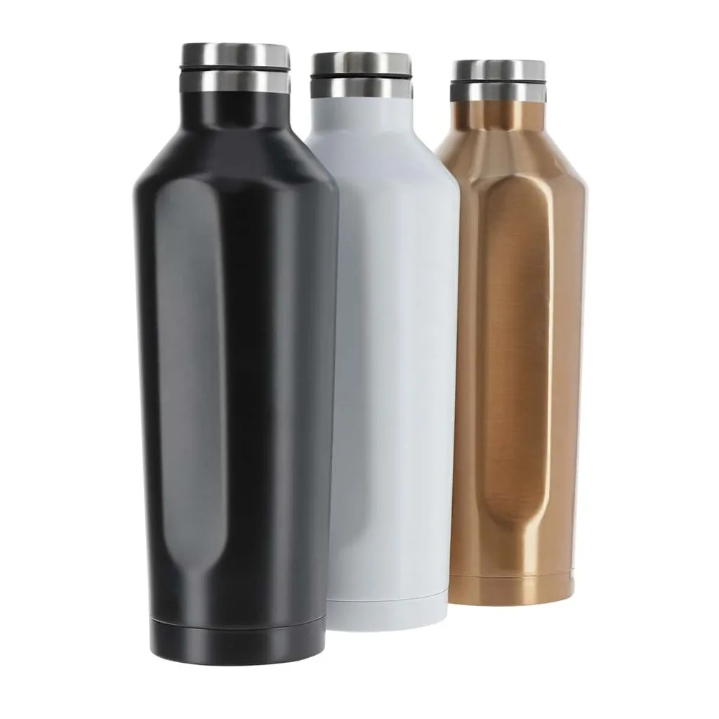 GALATI - Hans Larsen Double Wall Stainless Steel Water Bottle - Black