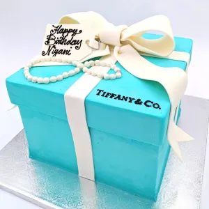 Gift Box In Blue 3d