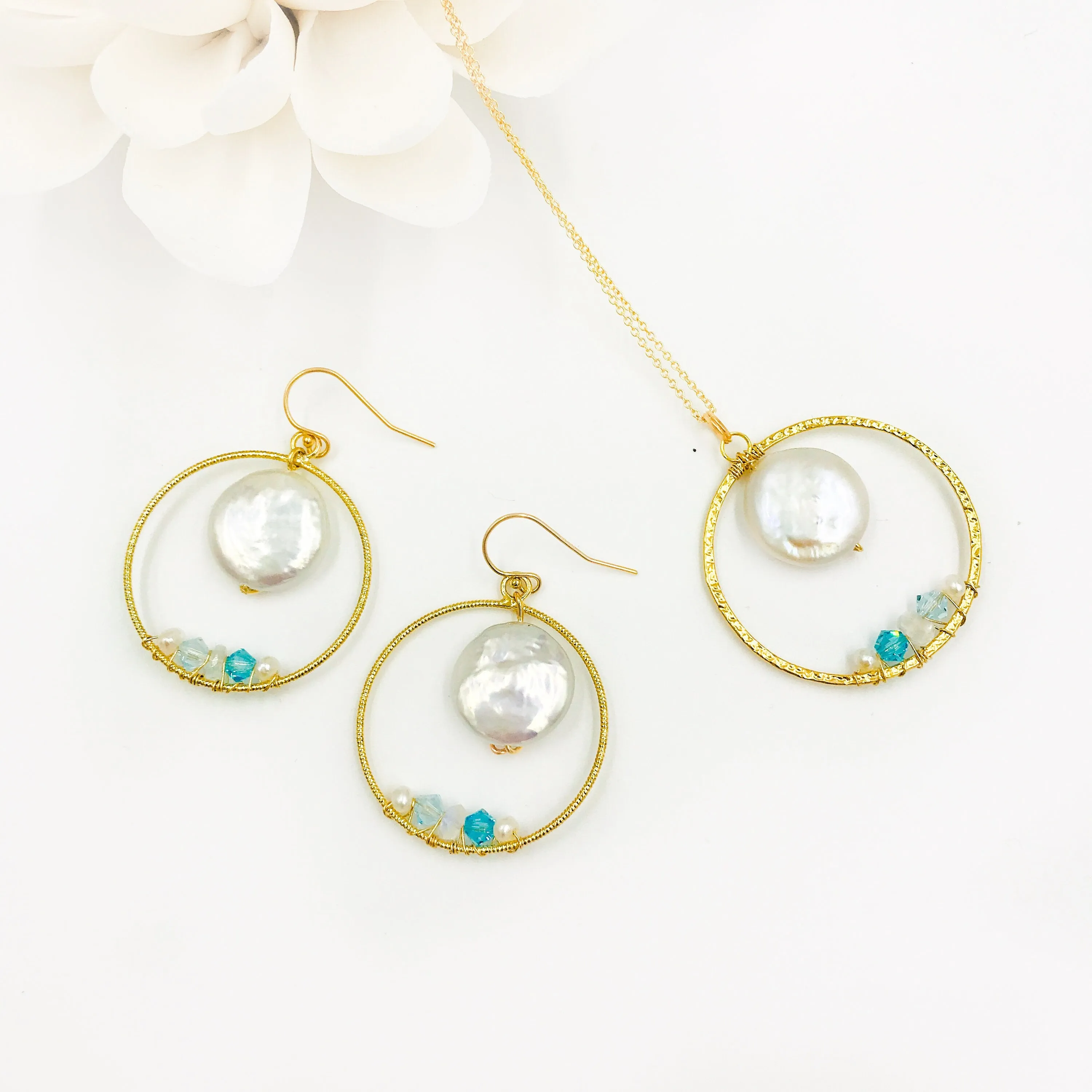 Gold Moon Paradise Jewelry Set