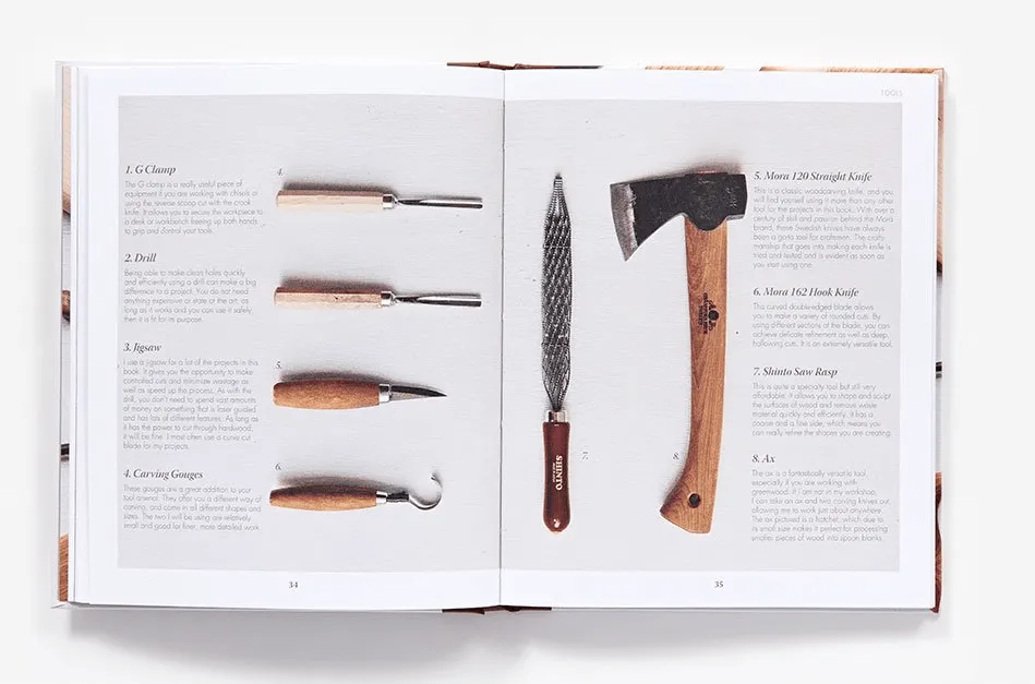 Heirloom Wood: A Modern Guide to Carving Spoons, Bowls, Boards & other Homewares