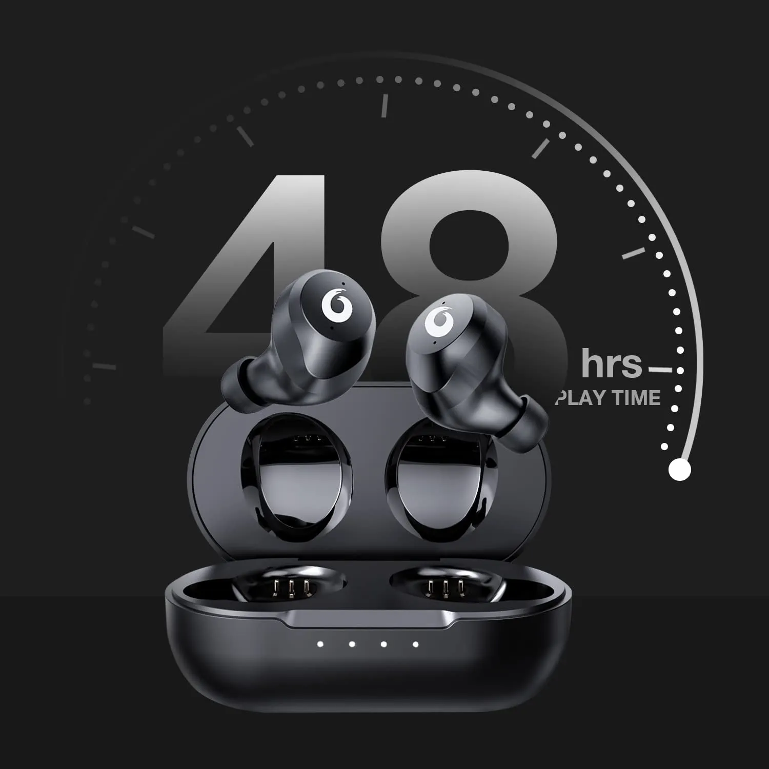 Hikapa X9 Wireless Earbuds Bluetooth 5.3 Headphones Waterproof Stereo Earphones in Ear Touch Control with Microphone Headset with Deep Bass for Sport, Gaming and Running