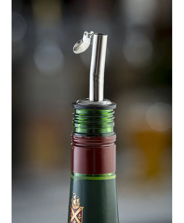 Hinged Commercial Liquor Bottle Pourers