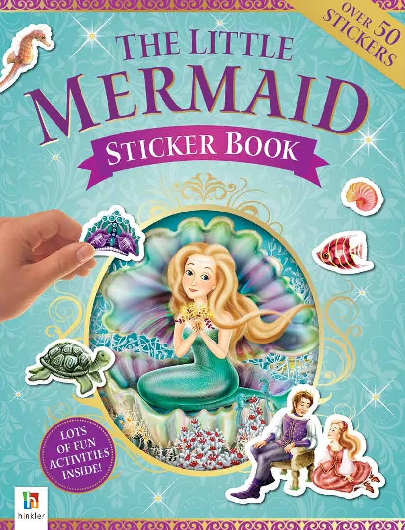 Hinkler Fairytale Princess Sticker Book The Little Mermaid