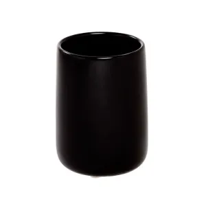 InterDesign Eco Vanity Black Ceramic Tumbler