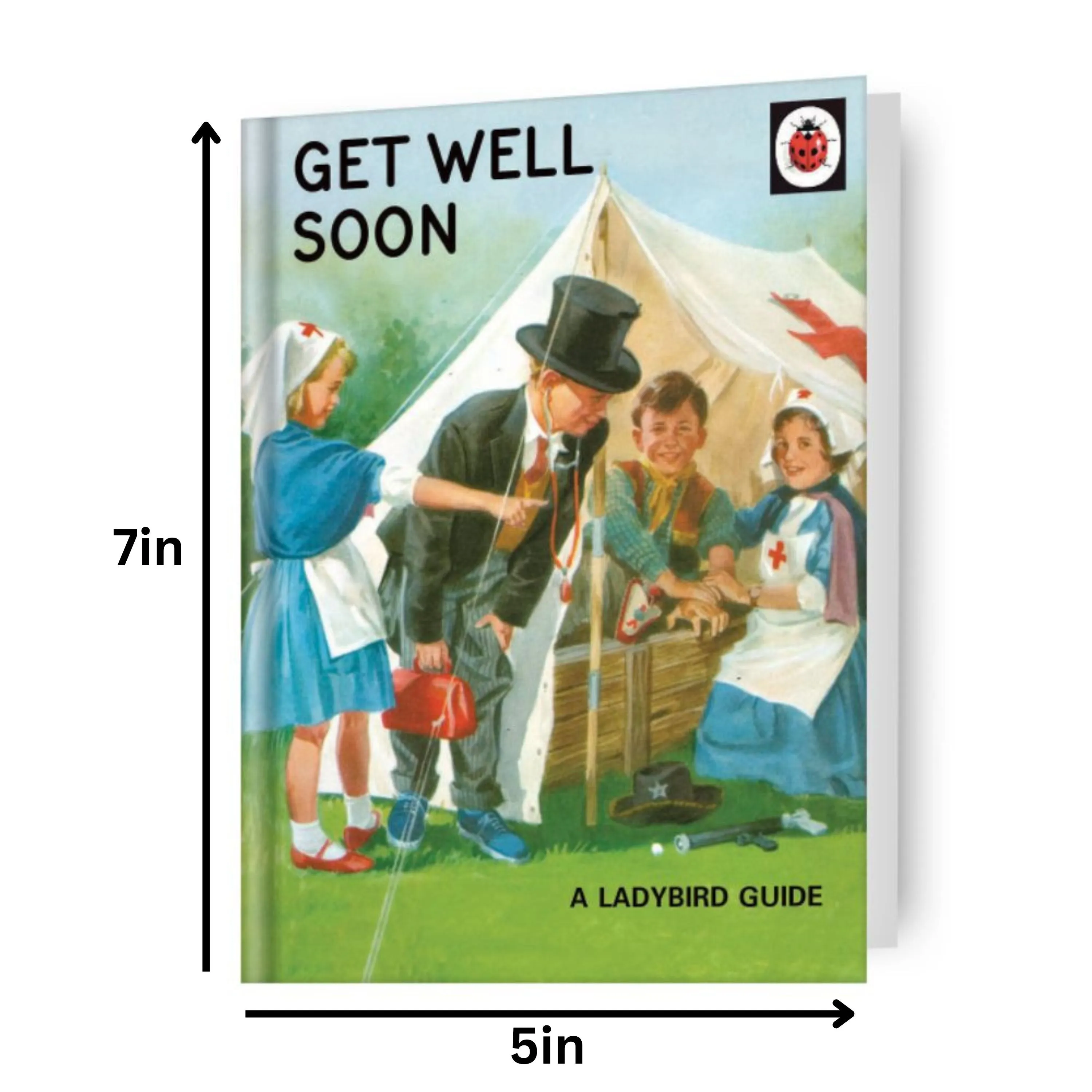 Ladybird Books 'Get Well Soon' Card