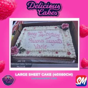 Large Sheet Cake [PICK UP FROM DELICIOUS CAKES, LEPEA]