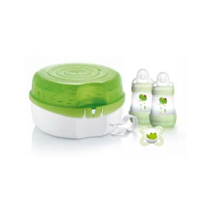 MAM Microwave Steam Steriliser Set (Green)