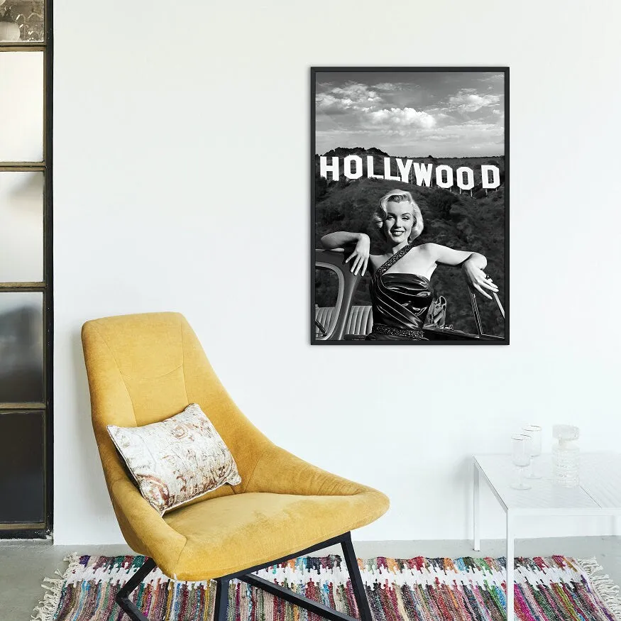 Marilyn Monroe Wall Art PRINTABLE WALL ART, Marilyn Monroe Photo, Vintage Black And White Photo, Old Hollywood, Glam Wall Art, Fashion Poster