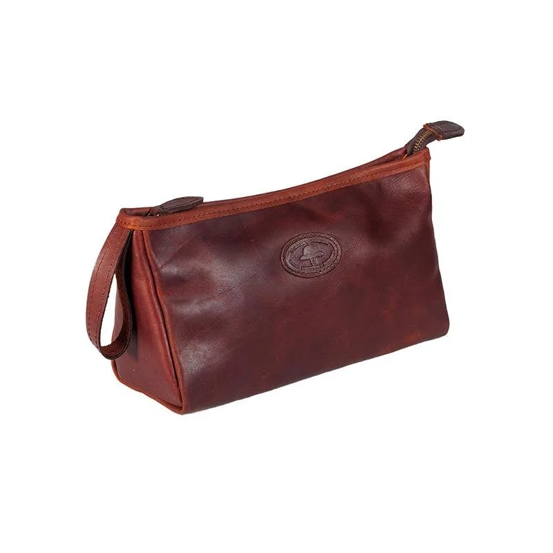 Melvill & Moon Timau Toiletry Bag - Leather