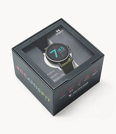 MISFIT Vapor X Gunmetal (Green Silicone Strap) for ChooseHealthy