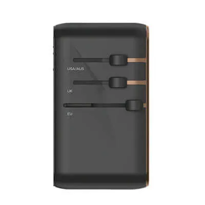 Momax 1-World 4-Port GaN Travel Charger 170W   USB-C Cable