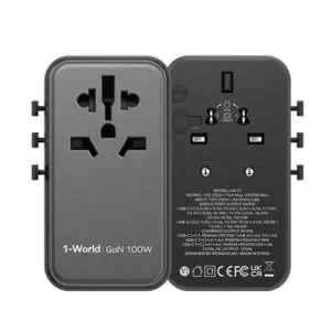 Momax 1-World Universal 4-Port Travel GaN Charger 100W