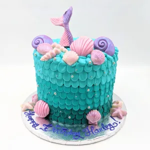 Ombre Mermaid Single Tier