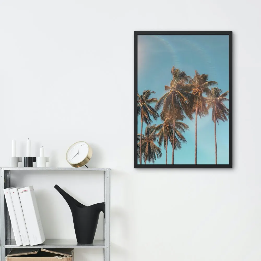 Pastel Summer Coastal Wall Art Set Of 3 INSTANT DOWNLOAD Art Prints, Pastel Wall Art,  Sky Blue Palm Tree Cocktail Poster, Relaxing Pool