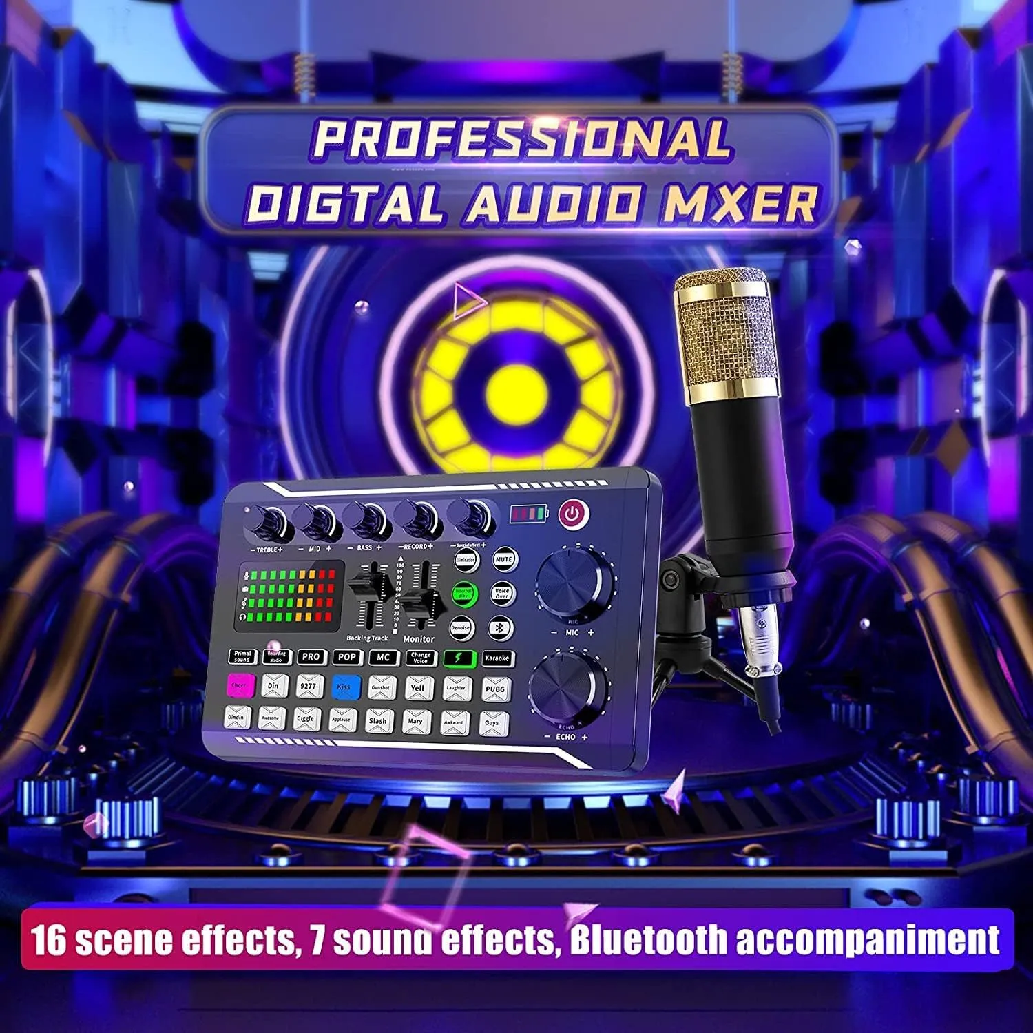 Podcast Equipment Bundle - Live Sound Card and Audio Interface