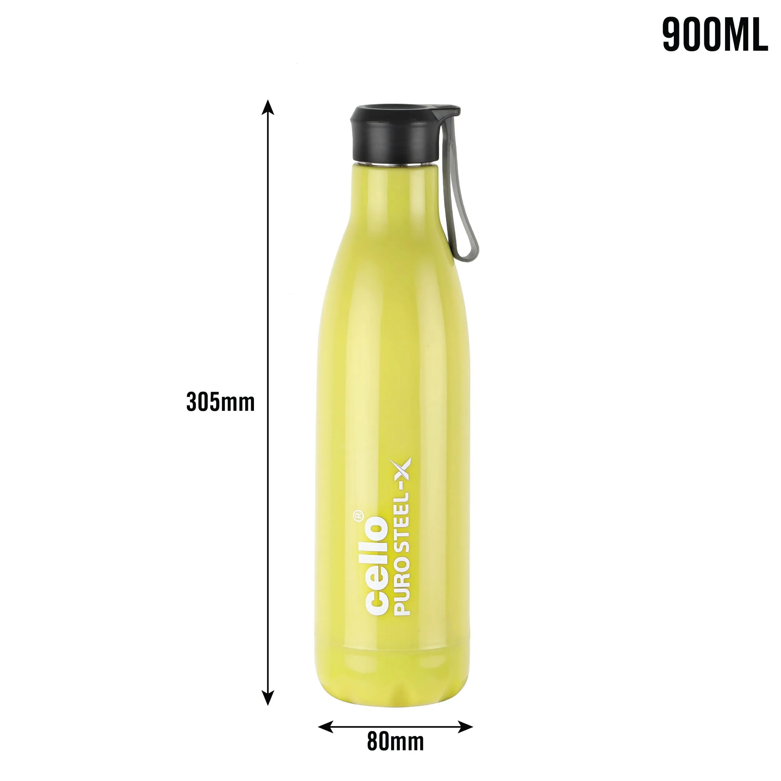 Puro Steel-X Neo 900 Water Bottle, 720ml