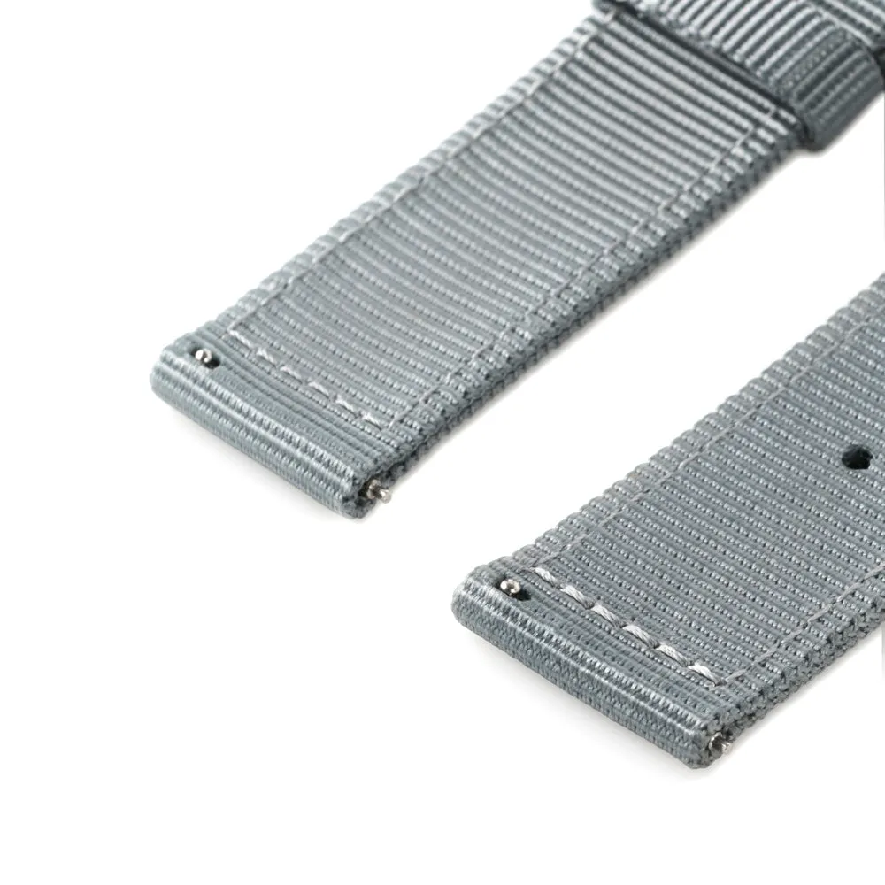 Quick Release Nylon Watch Band - Gray